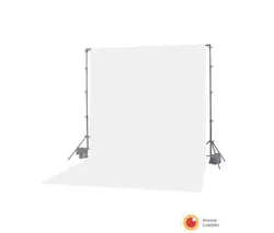 فون و بکگراند مخمل سفید 2*3