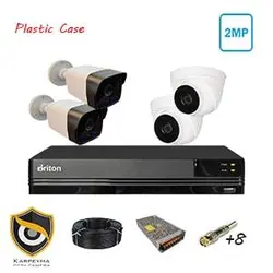 پکیج دوربین مداربسته ارزان 4 کانال | قیمت دوربین مداربسته