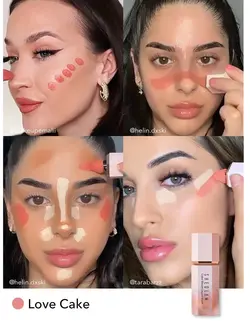 خرید رژگونه مایع شیگلم رنگ لاو کیک Love Cake از سینرخ 100%