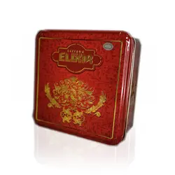 اکسیر زعفرانی جعبه فلزی ۱۶ عددی صادراتی Saffron Elixir