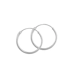 گوشواره نقره زنانه حلقه ای ظریف
