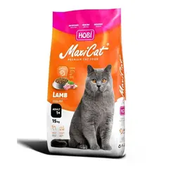 غذای خشک پریمیوم گربه هوبی با طعم بره بسته 1 کیلوگرمی اورنگ - پت شاپ آنلاین اورنگ پت