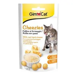 اسنک توپی گربه GimCat با طعم پنیر وزن 50 گرم - پت شاپ آنلاین اورنگ پت