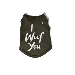 تاپ سگ🐶 مریلند مدل I woof you سایز بزرگ - پت شاپ آنلاین اورنگ پت