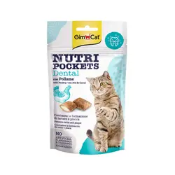 تشویقی مغزدار گربه GimCat با طعم مرغ و خاصیت دنتال وزن 60 گرم