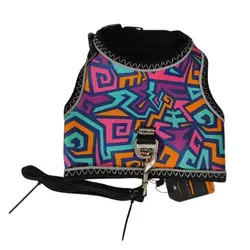 قلاده کتفی سگ و گربه میلان پت مدل کریزی سایز کوچک + لید ساده