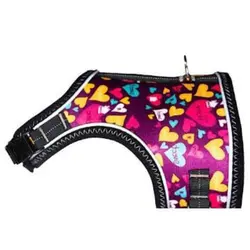 قلاده کتفی سگ و گربه میلان پت مدل کریزی سایز کوچک + لید ساده