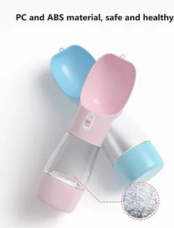 بطری آب و غذای مسافرتی مخصوص سگ و گربه - پت شاپ آنلاین اورنگ پت