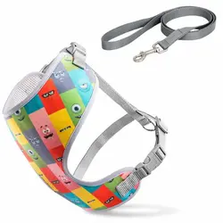 قلاده کتفی پددار سگ و گربه نیناپت مدل VIP همراه با لید سایز صفر - پت شاپ آنلاین اورنگ پت