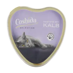 ووم قلبی گربه کوشیدا با طعم گوشت گوساله وزن 85 گرم - پت شاپ آنلاین اورنگ پت