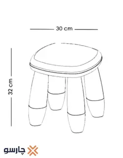 چهارپایه حمام ایمن آب سبز