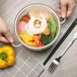 قابلمه پیرکس شعله مستقیم 1.5 لیتری - کوک ست