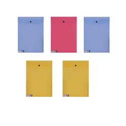 پوشه دکمه دار پاپکو مدل 117 بسته 5 عددی