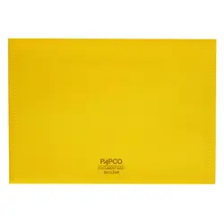 پوشه دکمه دار پاپکو مدل B5-ClearM بسته 10 عددی