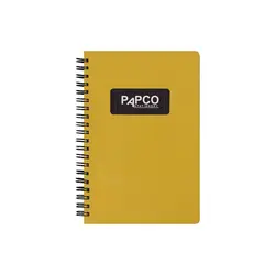 دفتر زبان 100 برگ پاپکو مدل متالیک کد DR259