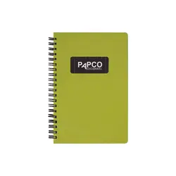 دفتر زبان 100 برگ پاپکو مدل متالیک کد DR259