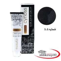 رنگ موی سینوس مشکی پر کلاغی شماره 1.1 | %میکاپ 110%