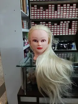 مانکن مو برای شینیون و بافت رنگ روشن