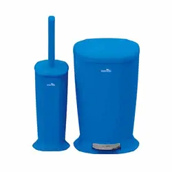 برس توالت و سطل زباله پدالی مدل ورونا ایمن آب (imenab)