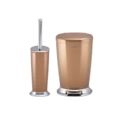 برس توالت و سطل زباله پدالی مدل ونیز ایمن آب (imenab)