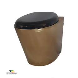 توالت فرنگی آنتی باکتریال وال هنگ استیل گلچین