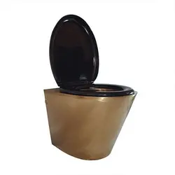 توالت فرنگی آنتی باکتریال وال هنگ استیل گلچین