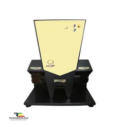 دستگاه واکس کفش اتوماتیک|واکس برقی مکاپ مدل mv4g طلایی/استیل