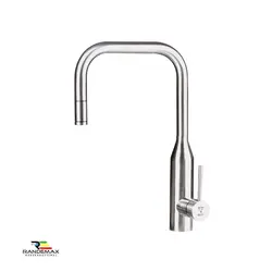 شیر استیل مات و خشدار| شیر سینک ظرفشویی شلنگدار