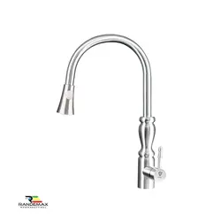 شیر آشپزخانه تمام استیل شاوری مدل 1702