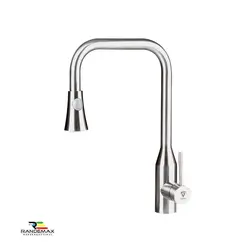 شیر آشپزخانه تمام استیل شاوری مدل 1402