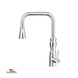 شیر آشپزخانه تمام استیل شاوری مدل 1705