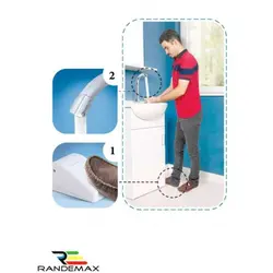 خرید شیر پدالی جدید مگنتی کاهنده مصرف آب بلندا