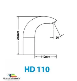 شیر هوشمند اتوماتیک| شیر چشمی روشویی HD110 بلندا