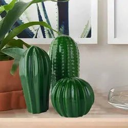 پک سه عددی کاکتوس دکوری