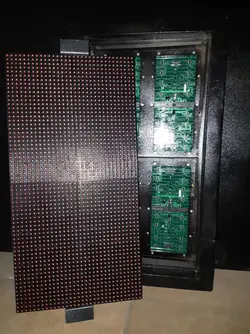 تابلو روان قرمز دو طرفه سایز 74*42