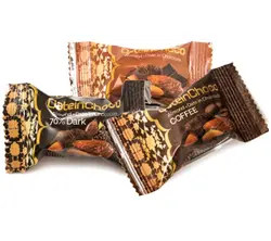 خرما با مغز بادام درختی با روکش شکلاتی ساده 1 کیلوگرم