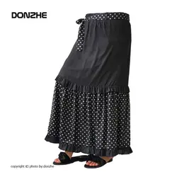دامن چین دار طرح دار