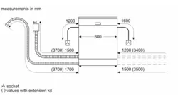 ماشین ظرفشویی 13 نفره بوش مدل SMS67NW10M