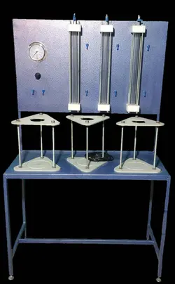 دستگاه تعیین نفوذپذیری آب در بتن 3 نمونه