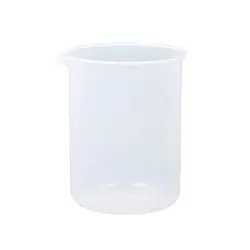 بشر پلاستیکی ساده ظرفیت ۱۰۰ میلی لیتر