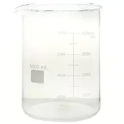 بشر شیشه ای چین ظرفیت ۵۰۰۰ میلی لیتر