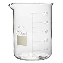 بشر شیشه ای چین ظرفیت ۳۰۰۰ میلی لیتر