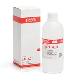 مشخصات، قیمت و خرید بافر کالیبراسیون pH شماره ۴ بطری ۵۰۰ سی سی مدل HI7004 - هانا | ارزان آزما | فروشگاه اینترنتی مواد و تجهیزات آزمایشگاهی