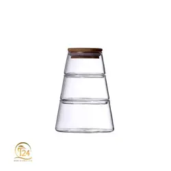 برج تنقلات شیشه ای در چوبی 3 طبقه