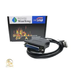 مبدل USB به 25 پین ماده پارالل مدل Wan Teng