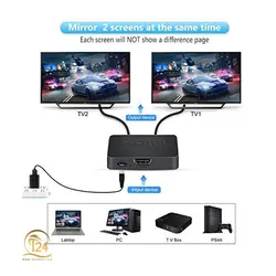 اسپلیتر HDMI دو پورت P-net مدل SM4K102