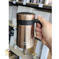 تراول ماگ استیل دسته دار