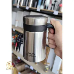 تراول ماگ استیل دسته دار