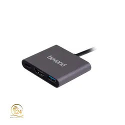 هاب Type-c به HDMI و USB بیاند مدل BA-407