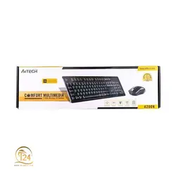 کیبورد و ماوس بی سیم A4tech مدل 4200
